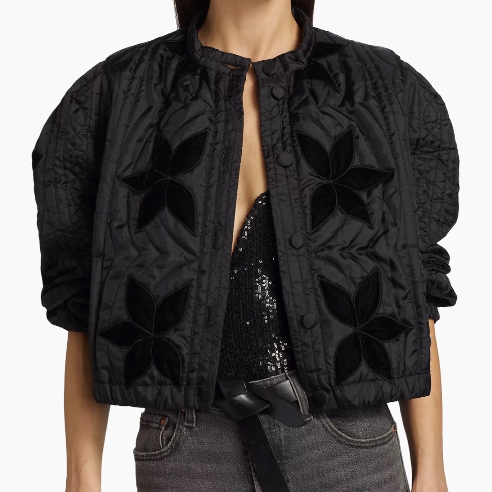 Free People  Quinn Quilted Jacket Free People Size L NWT